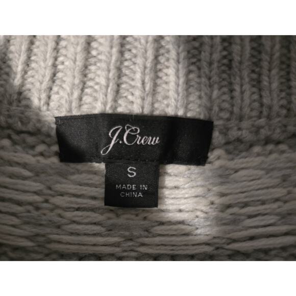 WOMEN'S J.CREW WOOL BLEND FAIR ISLE NORDIC SWEATER PULLOVER SZ SMALL - Picture 6 of 7